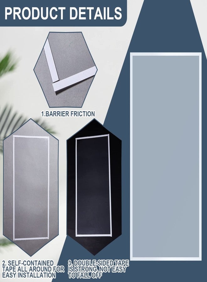 فاباي 12 قطعة من أغطية عدسات كابينة السفع الرملي، مصنوعة من فيلم البوليستر، لحماية العدسات الداخلية لكابينة السفع الرملي، لاصق، فيلم قياسي للسفع الرملي، مقاس 23 × 11 بوصة - Image 3